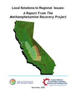 A Report From The Methamphetamine Recovery Project