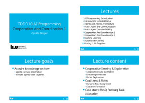 Lectures TDDD10	AI	Programming