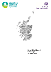 Royal Blind School Edinburgh 24 June 2014