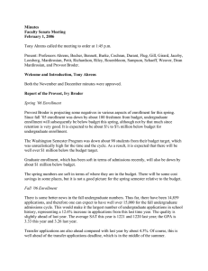 Minutes Faculty Senate Meeting February 1, 2006