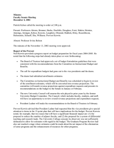 Minutes Faculty Senate Meeting December 4, 2002