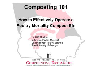 Composting 101 How to Effectively Operate a Poultry Mortality Compost Bin