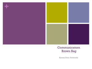 + Communicators Brown Bag Kansas State University