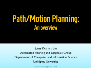 Path/Motion Planning: An overview