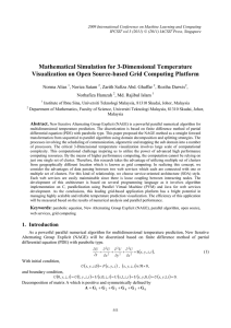 Mathematical Simulation for 3-Dimensional Temperature