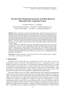 The Real-Time Monitoring System for In-Patient Based on C.D. Raut