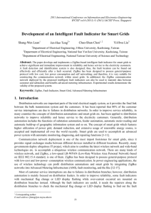 Development of an Intelligent Fault Indicator for Smart Grids Shang-Wen Luan