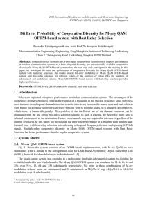 Bit Error Probability of Cooperative Diversity for M-ary QAM