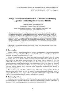 Design and Performance Evaluation of Precedence Scheduling