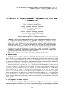 Development of Computational Three Dimensional Solid Model from CT Scanned Data