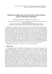 Small Feature Suppression and Preservation for Finite Element Xin Wang ,