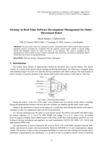 Strategy in Real-Time Software Development Management for Omni - Directional Robot