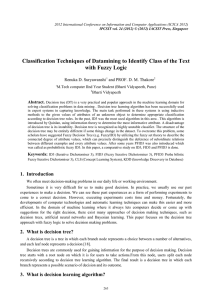 Classification Techniques of Datamining to Identify Class of the Text