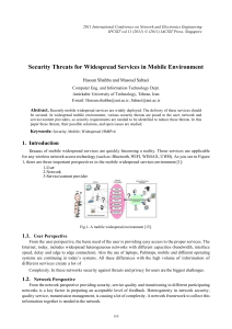 Security Threats for Widespread Services in Mobile Environment