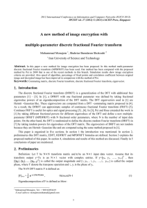 A new method of image encryption with Mohammad Monajem