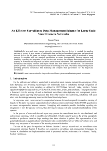 An Efficient Surveillance Data Management Scheme for Large-Scale Smart Camera Networks Abstract.
