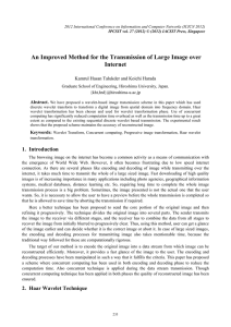 An Improved Method for the Transmission of Large Image over Internet