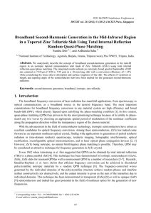 Broadband Second-Harmonic Generation in the Mid-Infrared Region