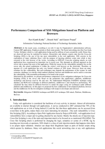 Performance Comparison of XSS Mitigations based on Platform and Browsers