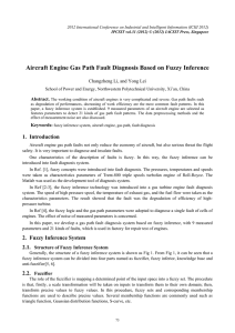 Aircraft Engine Gas Path Fault Diagnosis Based on Fuzzy Inference Abstract.