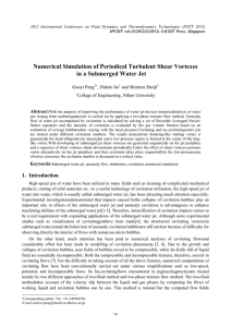 Numerical Simulation of Periodical Turbulent Shear Vortexes Guoyi Peng , Hideto Ito