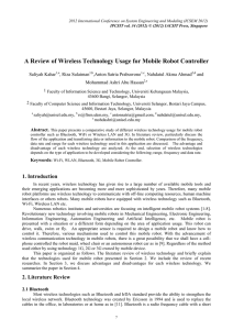A Review of Wireless Technology Usage for Mobile Robot Controller