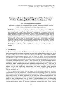 Feature Analysis of Quantized Histogram Color Features for