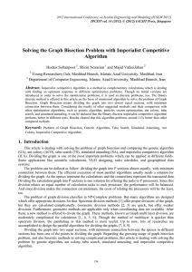 Solving the Graph Bisection Problem with Imperialist Competitive Algorithm