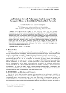 An Optimized Network Performance Analysis Using Traffic