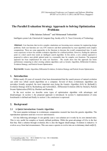 The Parallel Evaluation Strategy Approach to Solving Optimization Problems  Effat Jalaeian Zaferani