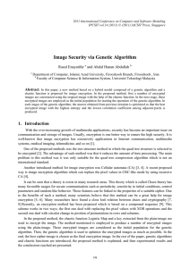 Image Security via Genetic Algorithm  Rasul Enayatifar and Abdul Hanan Abdullah