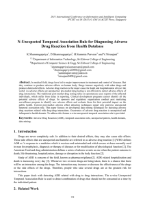 N-Unexpected Temporal Association Rule for Diagnosing Adverse K.Shanmugapriya , D.Shanmugapriya