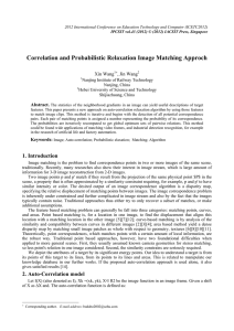 Correlation and Probabilistic Relaxation Image Matching Approch  Xin Wang , Jin Wang