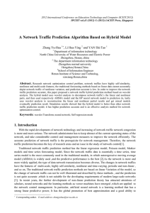 A Network Traffic Prediction Algorithm Based on Hybrid Model  Zhang Yu-Hua