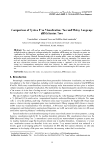 Comparison of Syntax Tree Visualization: Toward Malay Language (BM) Syntax Tree