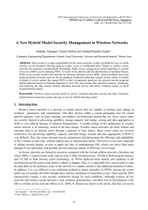 A New Hybrid Model Security Management in Wireless Networks  Abstract.