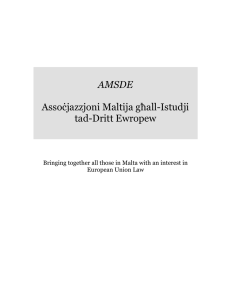 Assoċjazzjoni Maltija għall-Istudji tad-Dritt Ewropew AMSDE