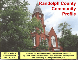 Randolph County Community Profile