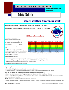 Safety Bulletin Severe Weather Awareness Week
