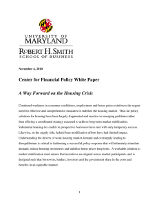 Center for Financial Policy Center for Financial Policy White Paper