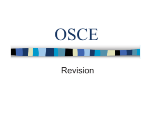 OSCE Revision