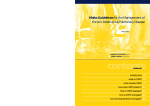contents Malta Guidelines Chronic Obstructive Pulmonary Disease