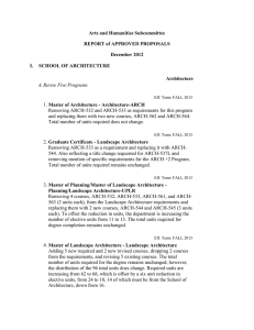 Arts and Humanities Subcommittee REPORT of APPROVED PROPOSALS December 2012 I.