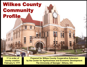 Wilkes County Community Profile