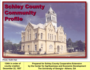 Schley County Community Profile