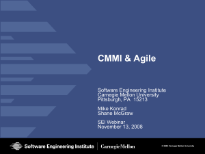 CMMI &amp; Agile