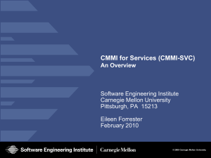 CMMI for Services (CMMI-SVC)