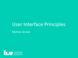 User	Interface	Principles Mattias	Arvola