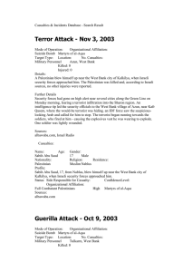 Terror Attack - Nov 3, 2003