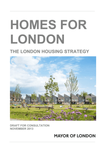 HOMES FOR LONDON THE LONDON HOUSING STRATEGY